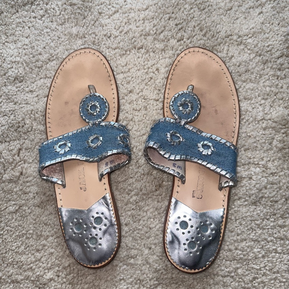 Blue Jack Rogers Sandals
